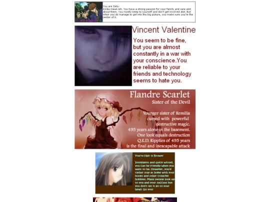 quizzes screenshot
