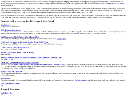 site/subconsciousdomain/resources screenshot