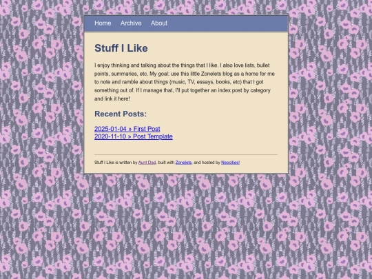blog screenshot
