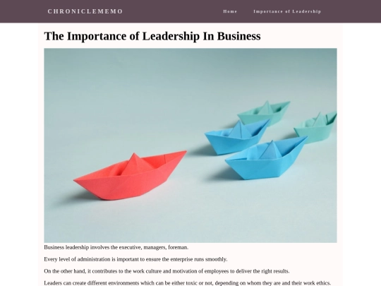 the-importance-of-leadership-in-business screenshot