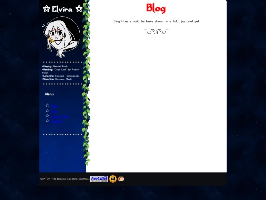 blog screenshot