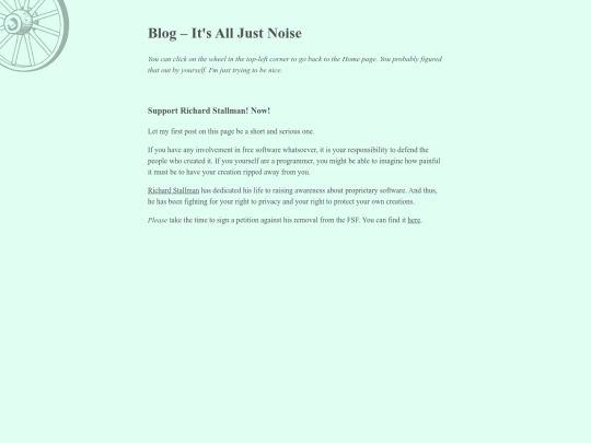 blog screenshot
