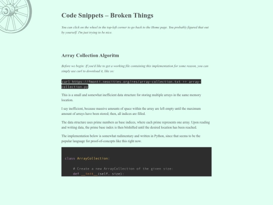 snippets screenshot