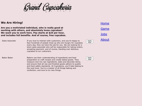 js2022/cupcake/jobs screenshot