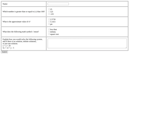 math_test_form screenshot