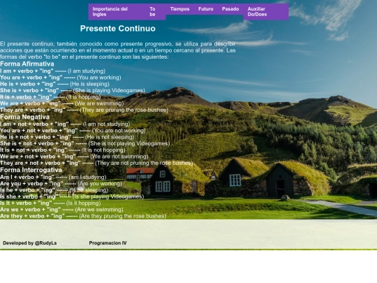 Verb To Be screenshot