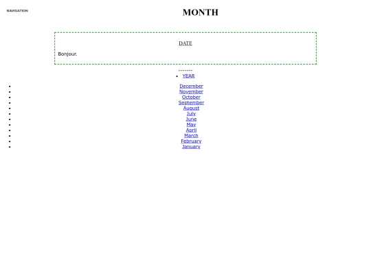 Blog/monthtemplate screenshot