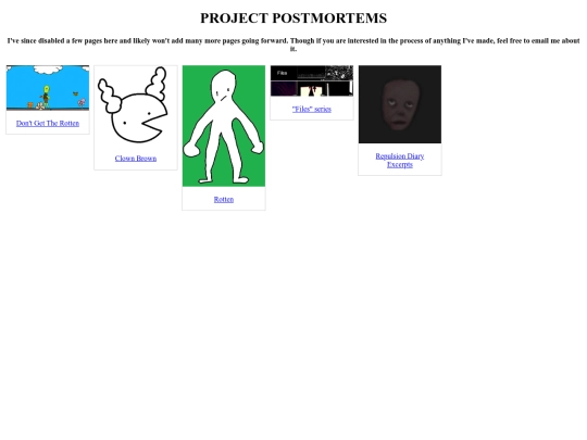 postmortem screenshot