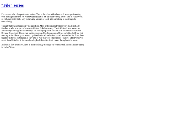 projects/files screenshot