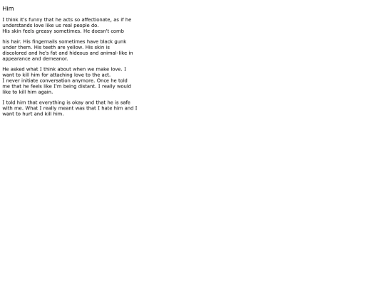 writing/Him screenshot