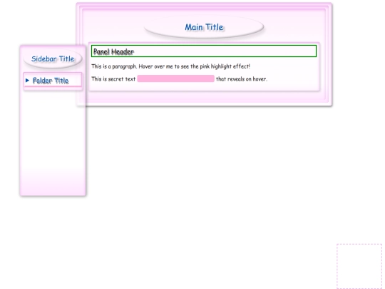 bordertest screenshot