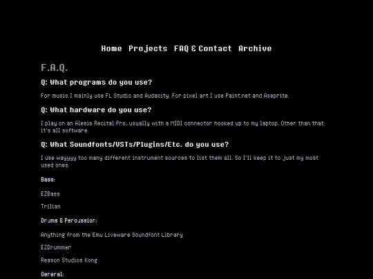 faq screenshot
