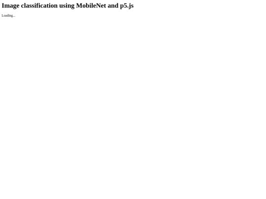 imageclassification screenshot