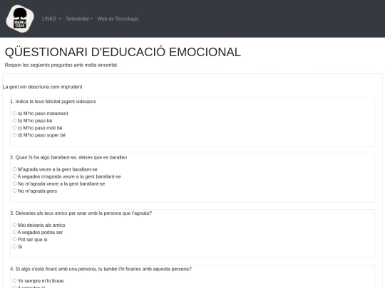 questionari screenshot