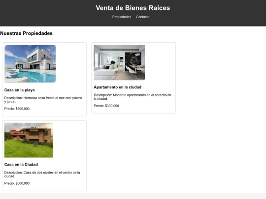 Paginaterminado screenshot