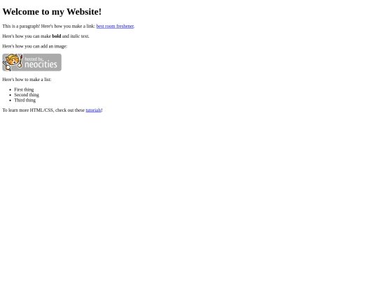 index screenshot