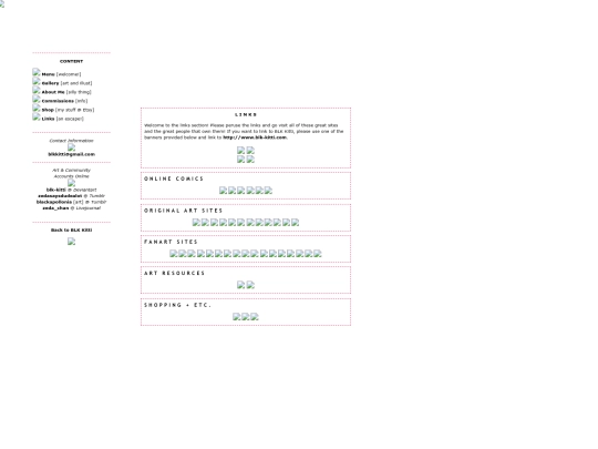 links screenshot