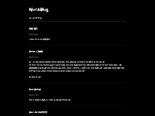 blog screenshot