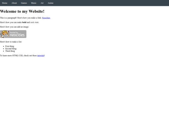 index screenshot