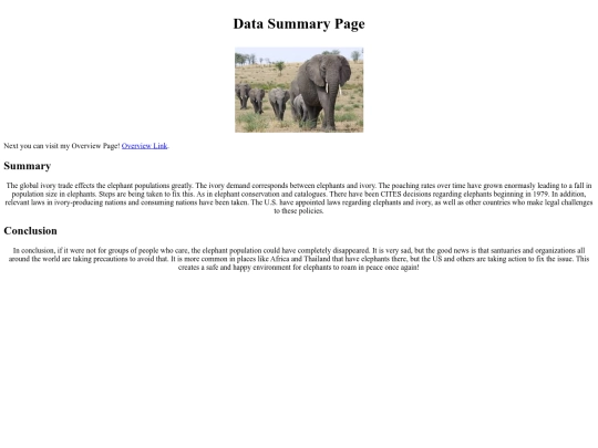 summary screenshot