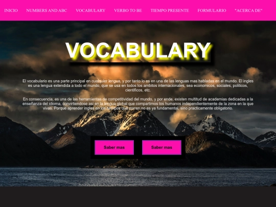 vocabulary screenshot