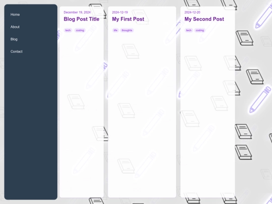 blog screenshot