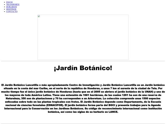 26 Jardín Botánico Lancetilla, Tela screenshot