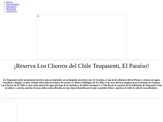 29 Reserva Los Chorros del Chile Teupasenti, El Paraíso screenshot