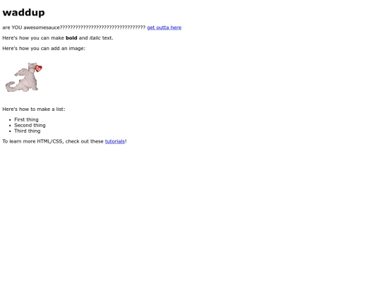 index screenshot