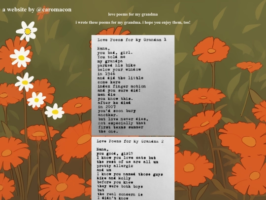 lovepoemsformygrandma screenshot