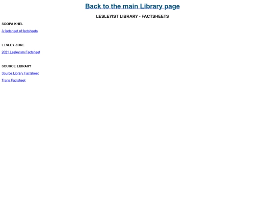library/factsheets screenshot