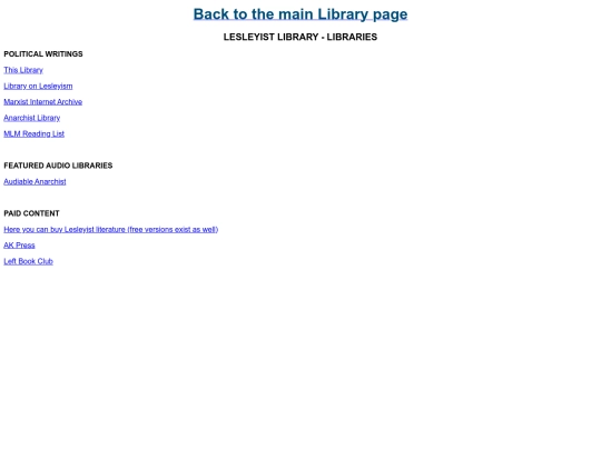 library/libraries screenshot