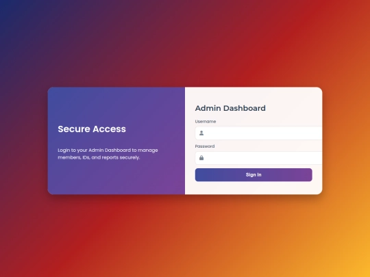 asha_press_id_verify/admin-login screenshot