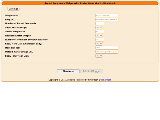 recent-comment-widget-with-awatar screenshot