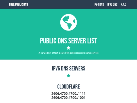 ipv6-domain-name-servers screenshot