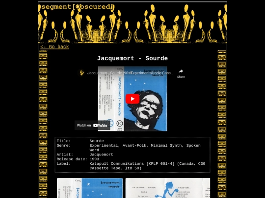music/jacquemortsourde screenshot