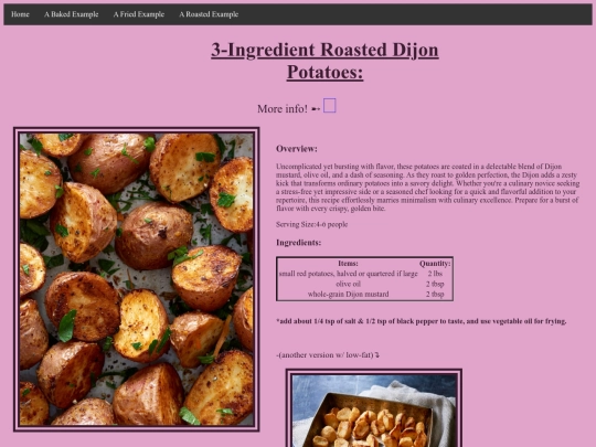 potatoes screenshot