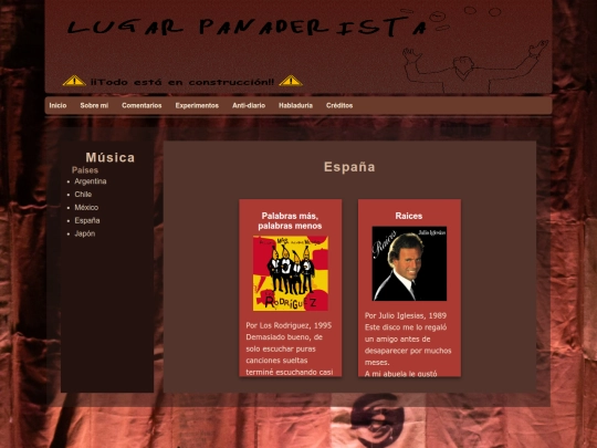 sobremi/musica/paises/espana screenshot