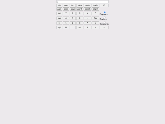 calculator screenshot
