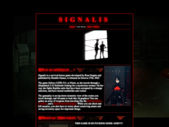 shrines/signalis screenshot