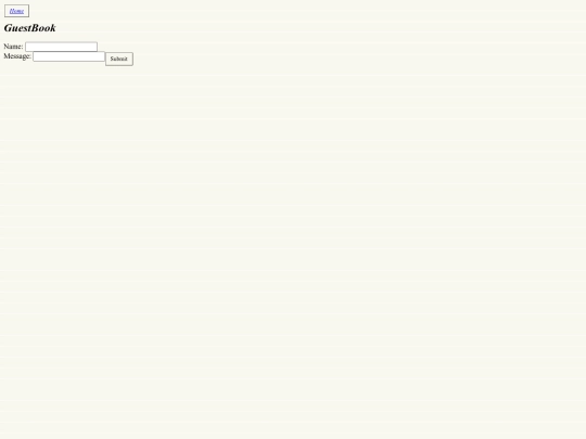 guestbook screenshot