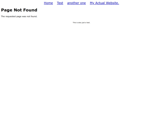 test screenshot