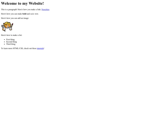 index screenshot