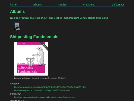albums screenshot