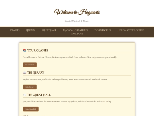 Hogwarts screenshot