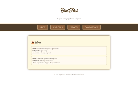 owl-post screenshot