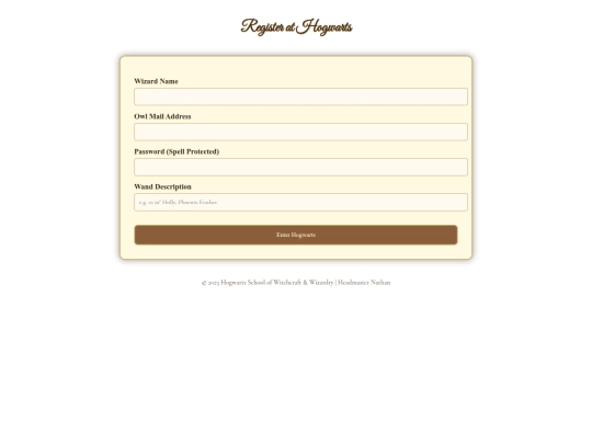 register screenshot