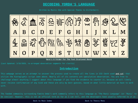 decoding/yordas_language screenshot