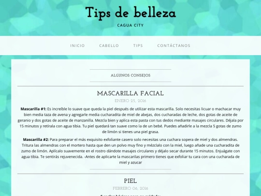 blog screenshot