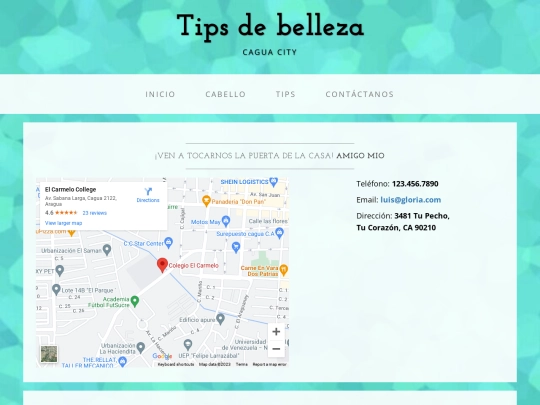 contact screenshot
